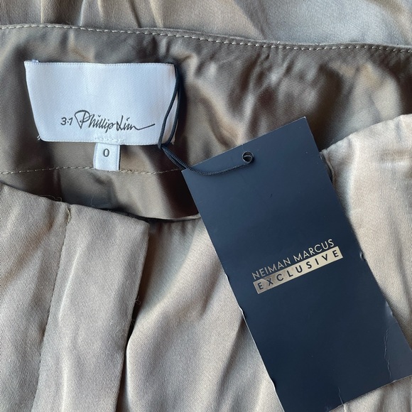 3.1 Phillip Lim Green Cropped Pants Army Jogger Womens 0 XS - Picture 2 of 7